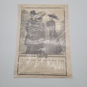 1909 Ad Printz-Biederman Co Spring Coat Vintage Fashion‎
